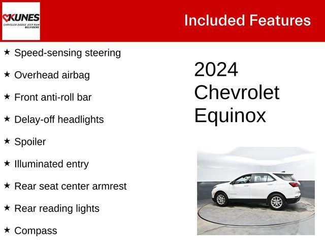 used 2024 Chevrolet Equinox car, priced at $17,817