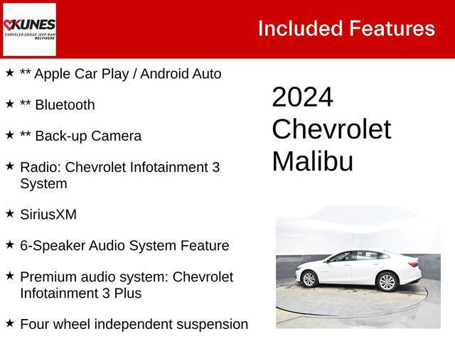 used 2024 Chevrolet Malibu car, priced at $19,000