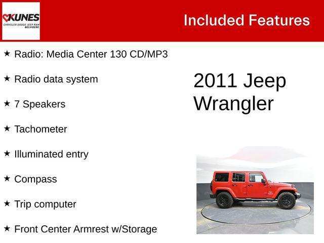 used 2011 Jeep Wrangler Unlimited car, priced at $7,999