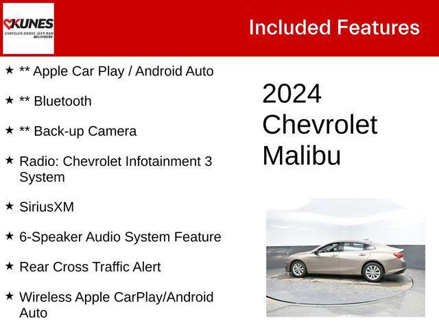 used 2024 Chevrolet Malibu car, priced at $18,285