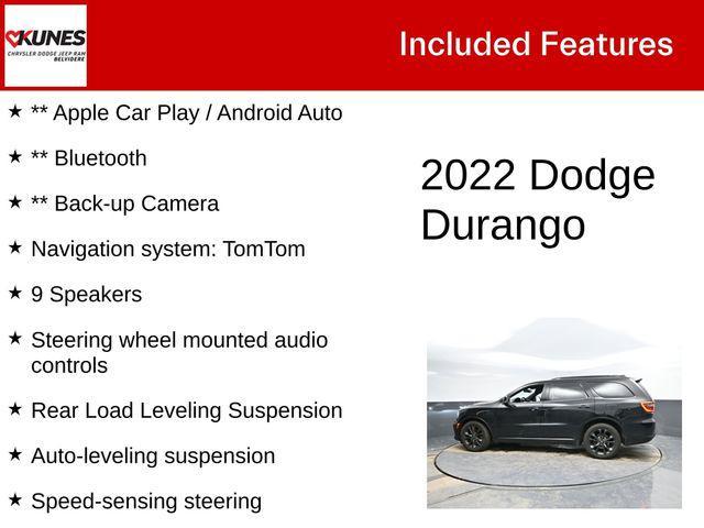 used 2022 Dodge Durango car, priced at $37,995