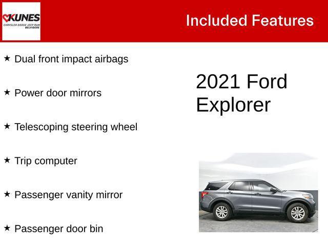 used 2021 Ford Explorer car, priced at $17,812