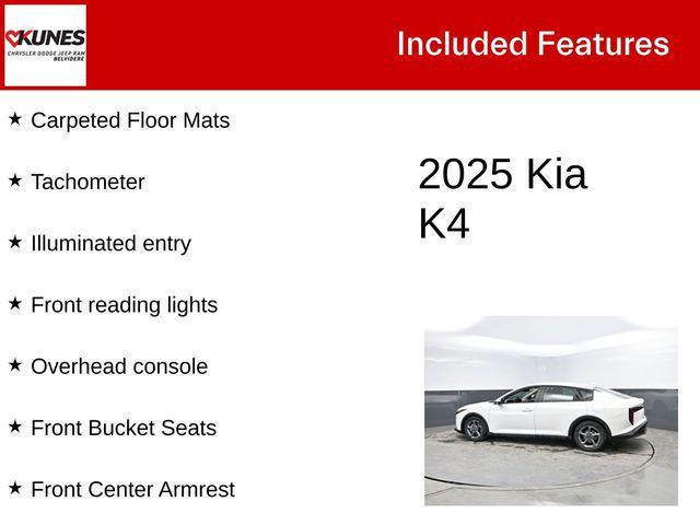 used 2025 Kia K4 car, priced at $20,897