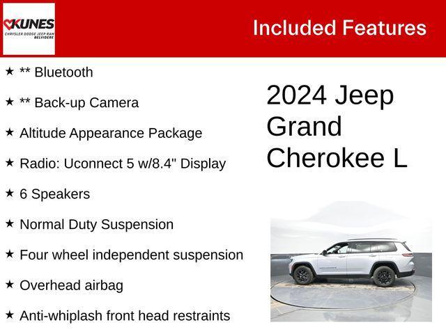 used 2024 Jeep Grand Cherokee L car, priced at $26,546