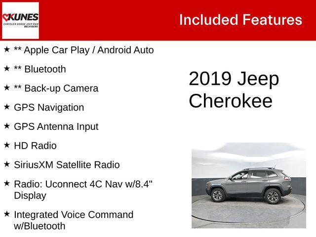used 2019 Jeep Cherokee car, priced at $18,283