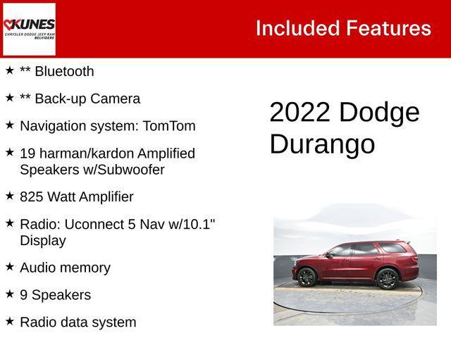 used 2022 Dodge Durango car, priced at $35,305