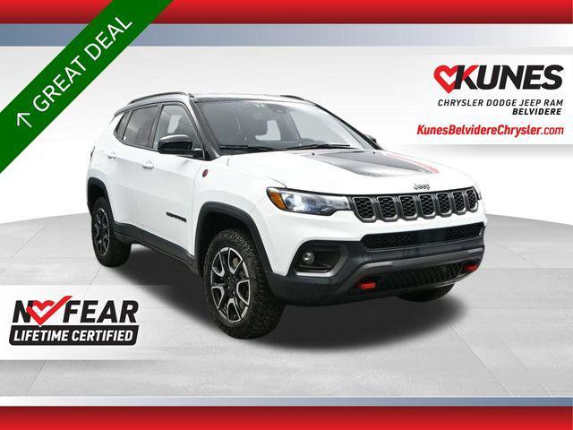 used 2025 Jeep Compass car, priced at $23,956