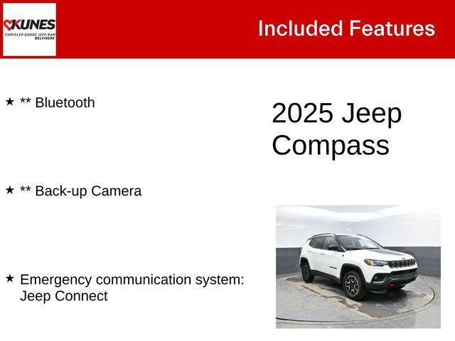 used 2025 Jeep Compass car, priced at $22,486