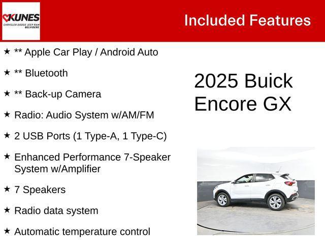 used 2025 Buick Encore GX car, priced at $21,800