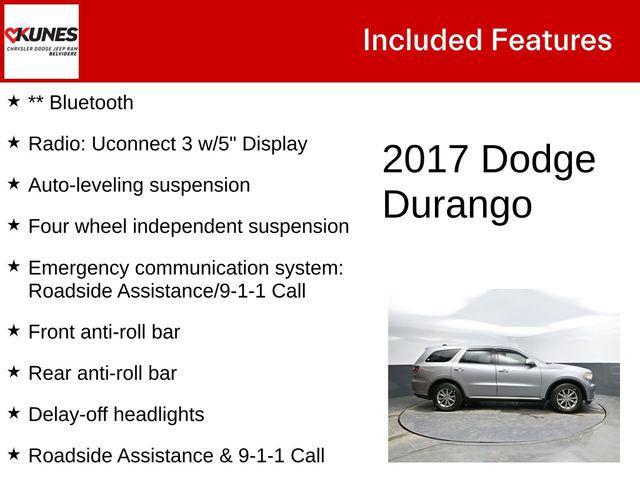 used 2017 Dodge Durango car, priced at $13,813