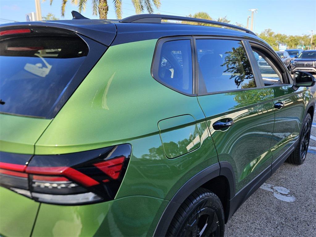 new 2025 Volkswagen Taos car, priced at $33,395