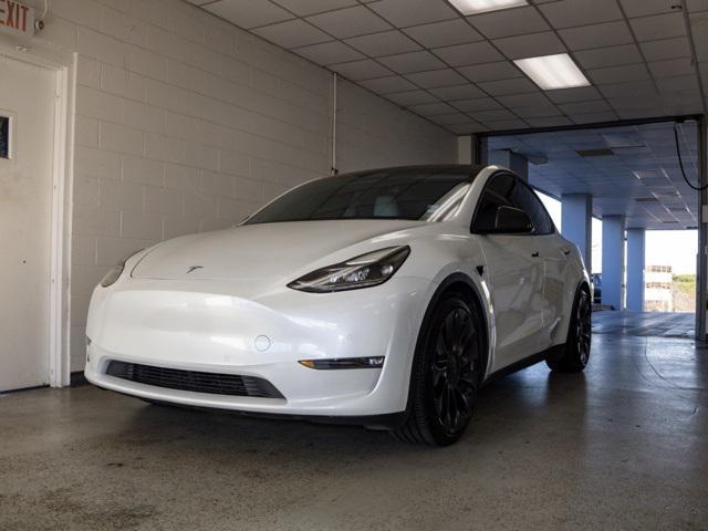 used 2021 Tesla Model Y car, priced at $27,750