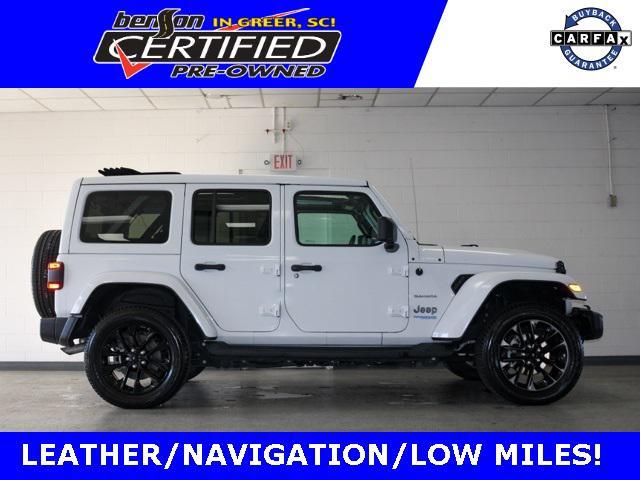 used 2021 Jeep Wrangler Unlimited 4xe car, priced at $30,750
