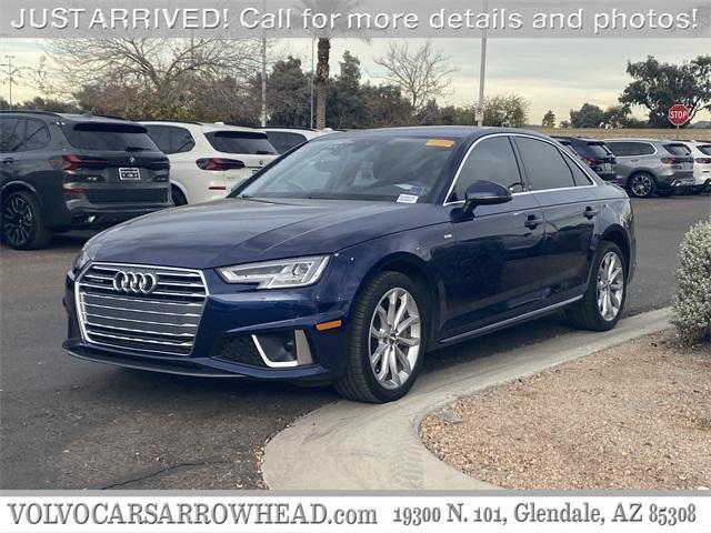 used 2019 Audi A4 car, priced at $18,950