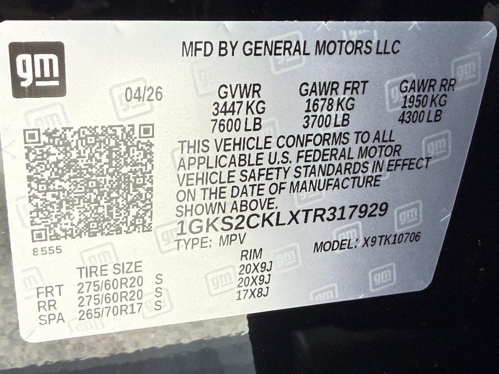 new 2026 GMC Yukon car, priced at $87,419