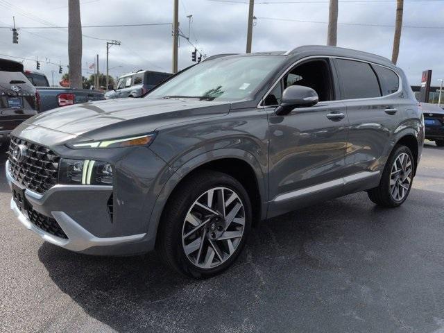 used 2021 Hyundai Santa Fe car, priced at $24,456