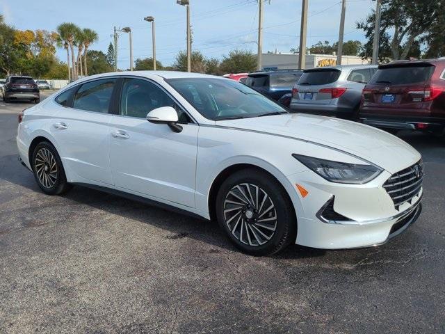 used 2021 Hyundai Sonata Hybrid car, priced at $19,981