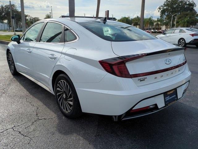 used 2021 Hyundai Sonata Hybrid car, priced at $19,981