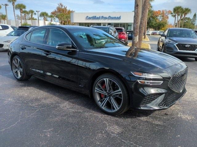 used 2024 Genesis G70 car, priced at $37,124