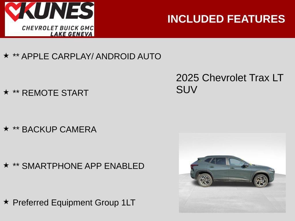 used 2025 Chevrolet Trax car, priced at $20,196
