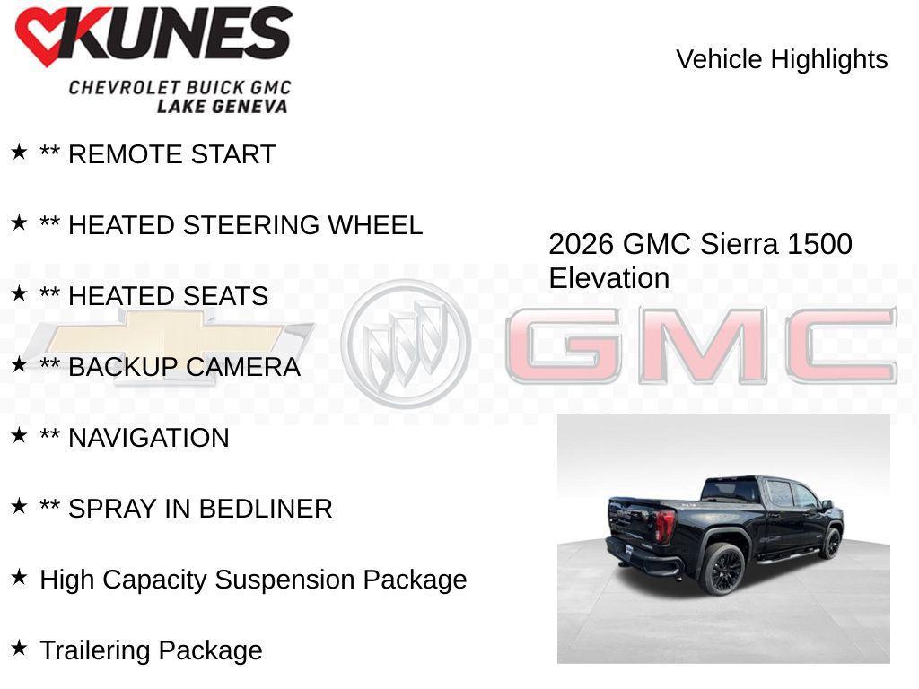 new 2026 GMC Sierra 1500 car, priced at $50,295