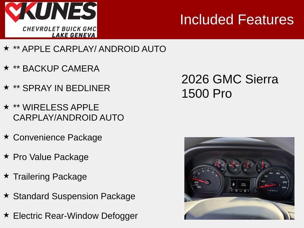 new 2026 GMC Sierra 1500 car, priced at $44,923