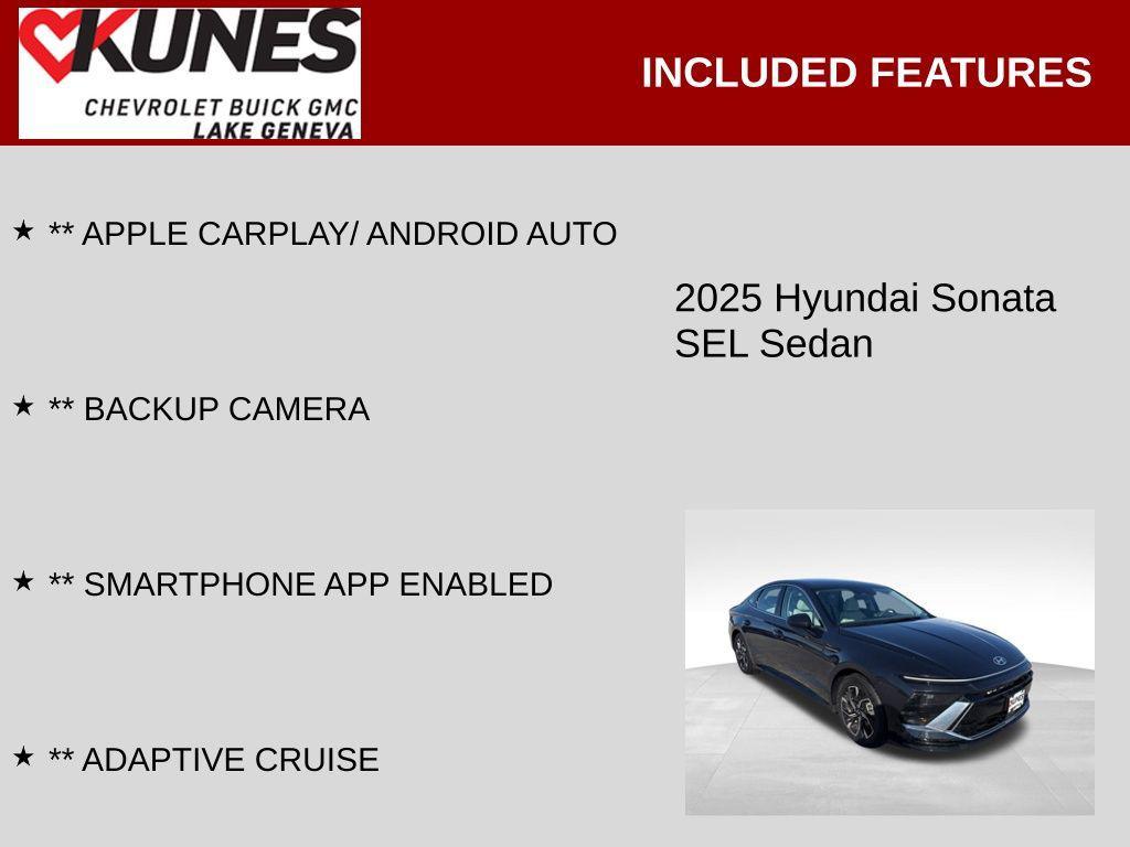 used 2025 Hyundai Sonata car, priced at $24,886