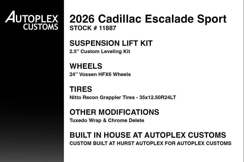 used 2026 Cadillac Escalade car, priced at $134,791