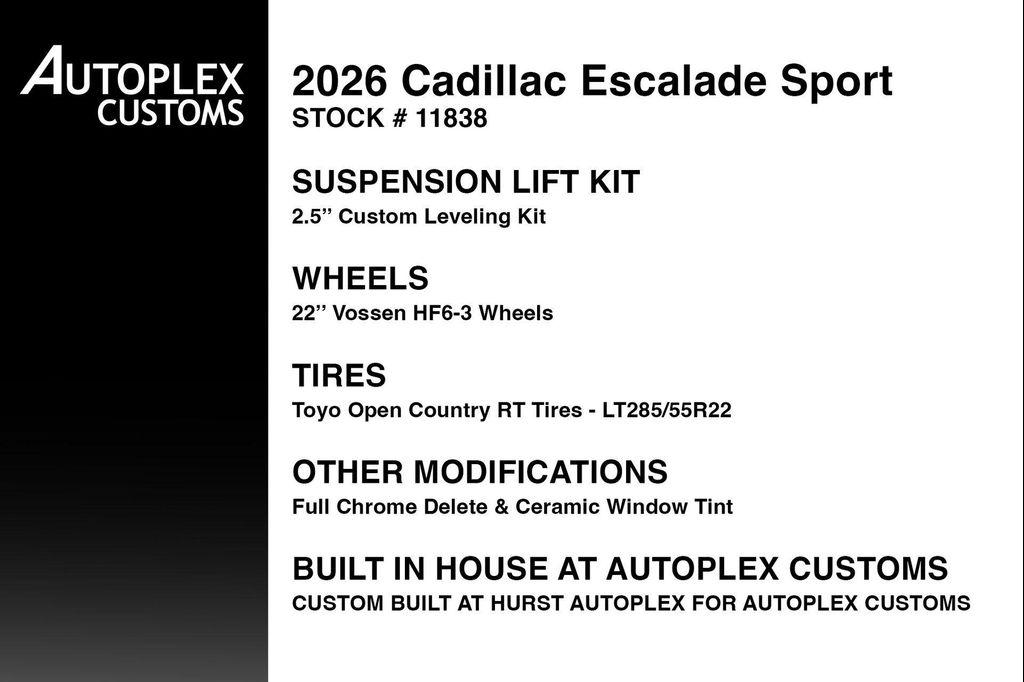 used 2026 Cadillac Escalade car, priced at $139,491