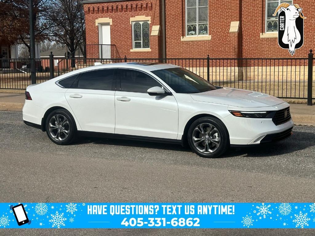 used 2023 Honda Accord Hybrid car, priced at $27,700