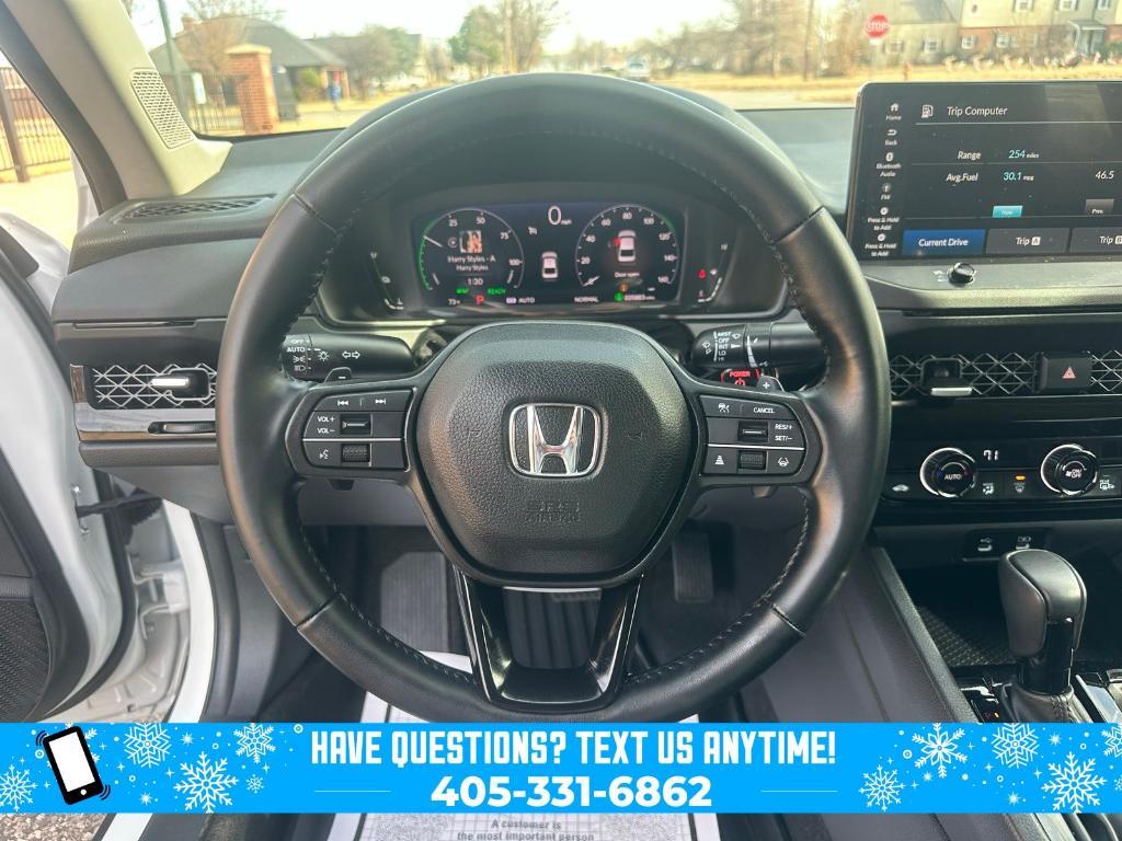 used 2023 Honda Accord Hybrid car, priced at $27,700