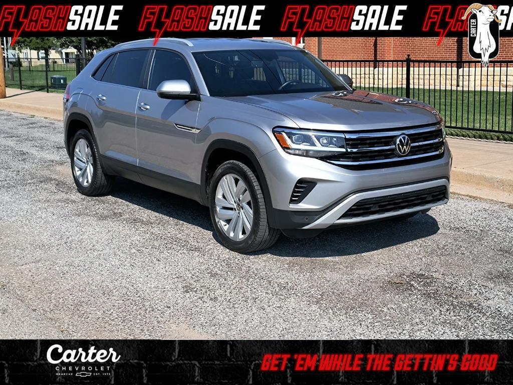 used 2022 Volkswagen Atlas Cross Sport car, priced at $19,306