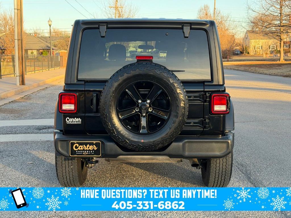 used 2021 Jeep Wrangler Unlimited car, priced at $25,860