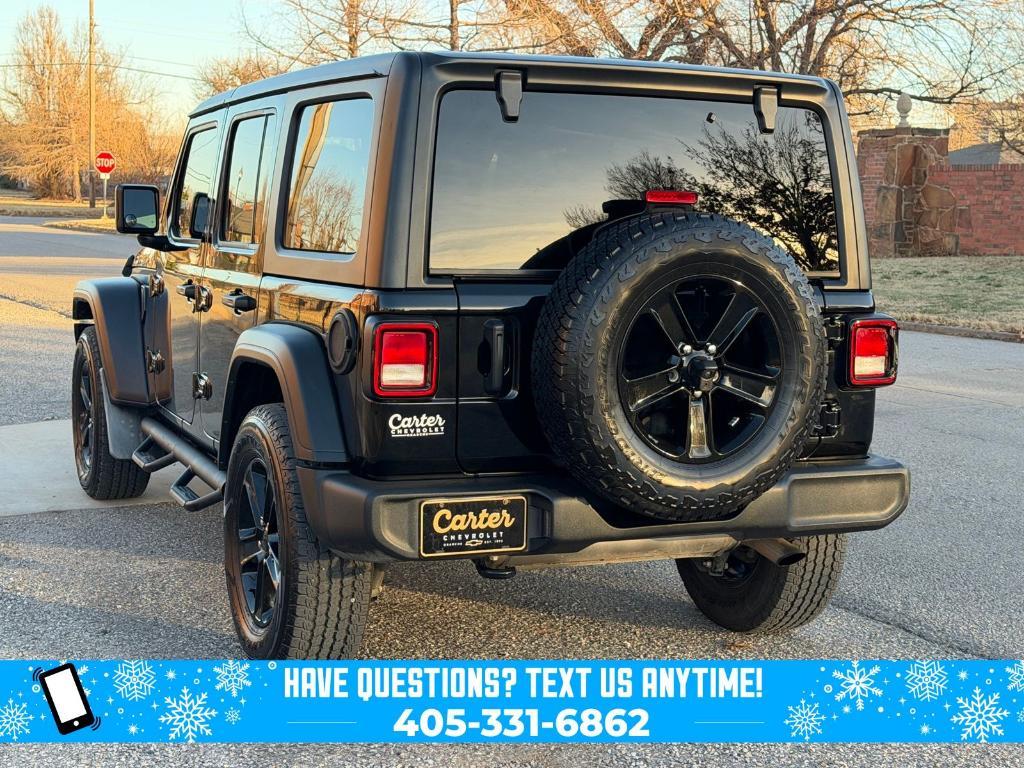 used 2021 Jeep Wrangler Unlimited car, priced at $25,860