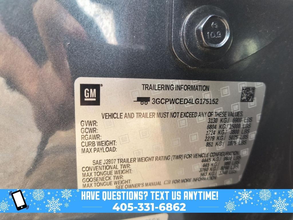 used 2020 Chevrolet Silverado 1500 car, priced at $29,000