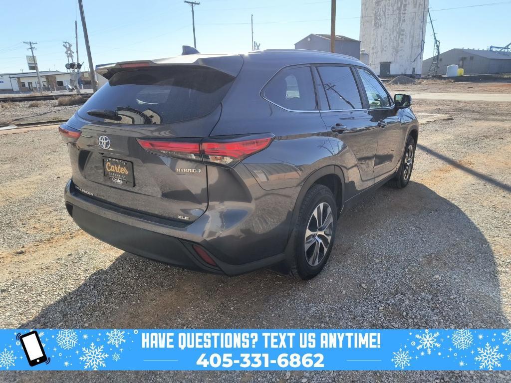 used 2023 Toyota Highlander Hybrid car, priced at $35,000