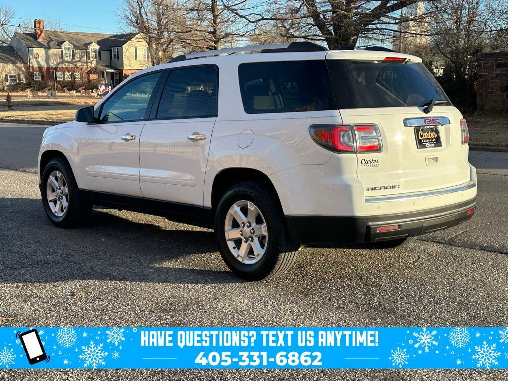 used 2016 GMC Acadia car, priced at $13,000