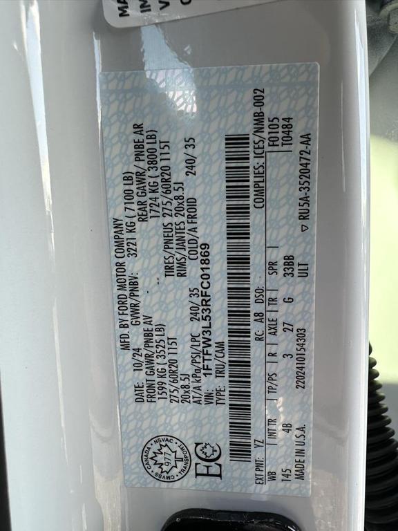 used 2024 Ford F-150 car, priced at $48,900