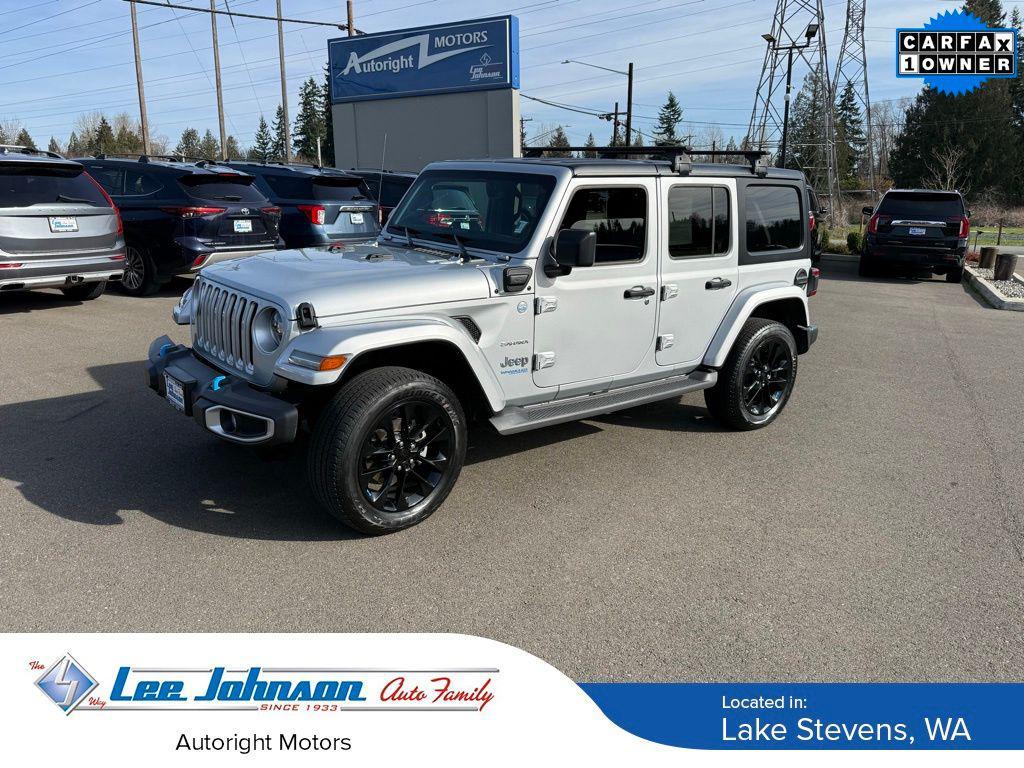 used 2022 Jeep Wrangler Unlimited 4xe car, priced at $28,650