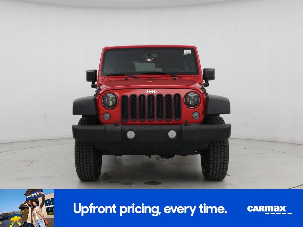 used 2015 Jeep Wrangler car, priced at $17,998