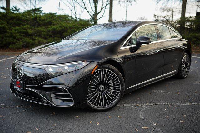used 2022 Mercedes-Benz EQS 580 car, priced at $41,348