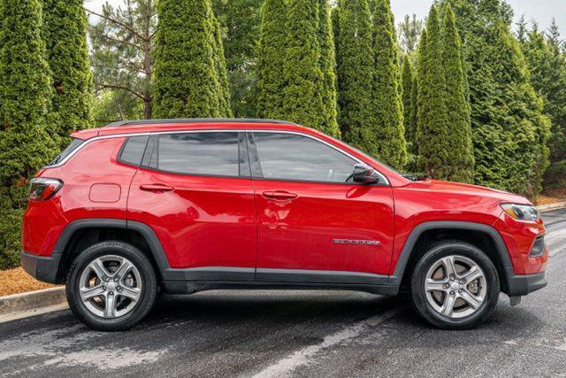 used 2023 Jeep Compass car, priced at $18,897