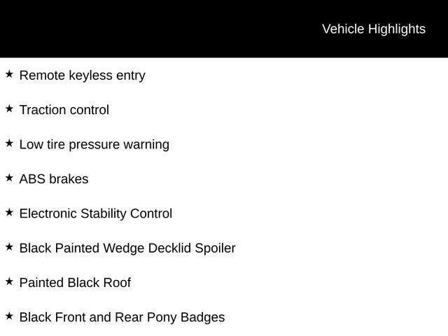 new 2026 Ford Mustang car, priced at $31,989