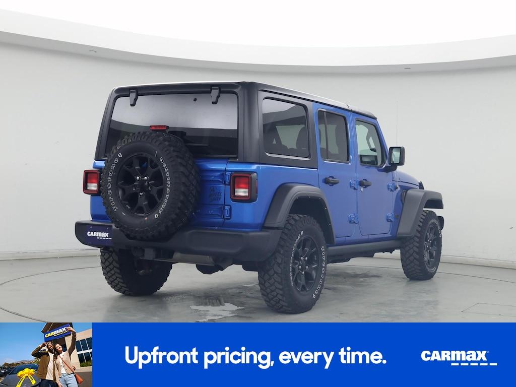 used 2021 Jeep Wrangler car, priced at $27,998