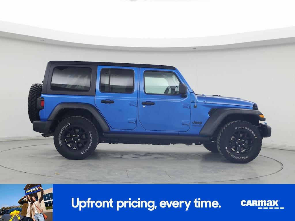 used 2021 Jeep Wrangler car, priced at $27,998
