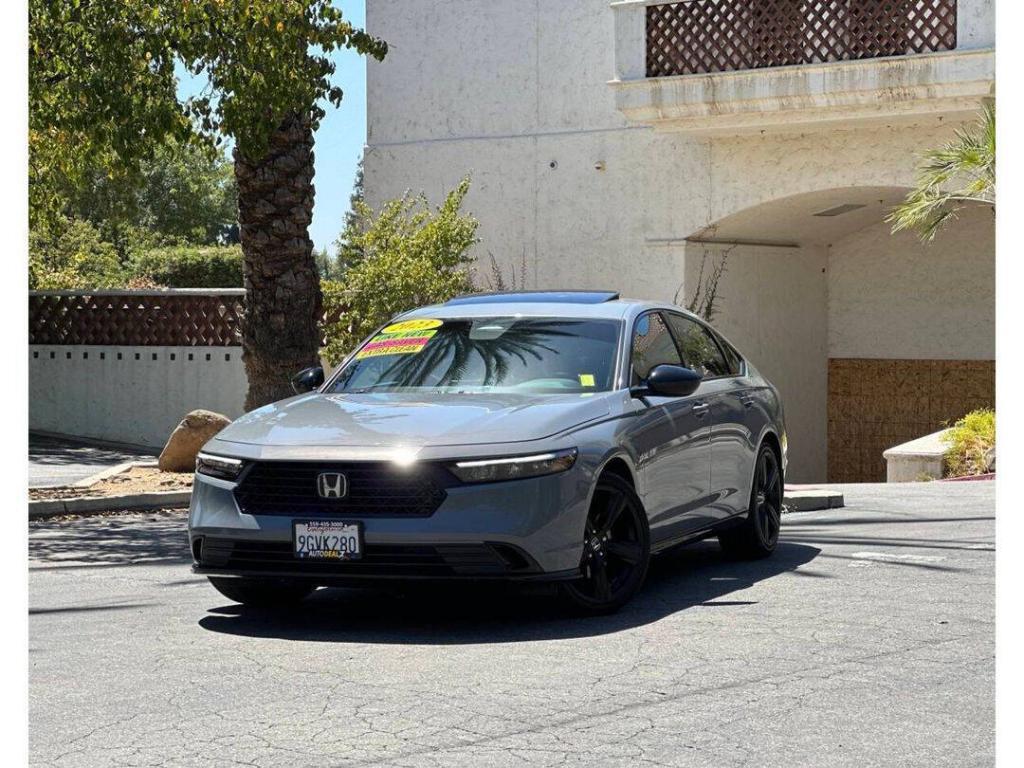 2023 Gray Honda Accord Hybrid