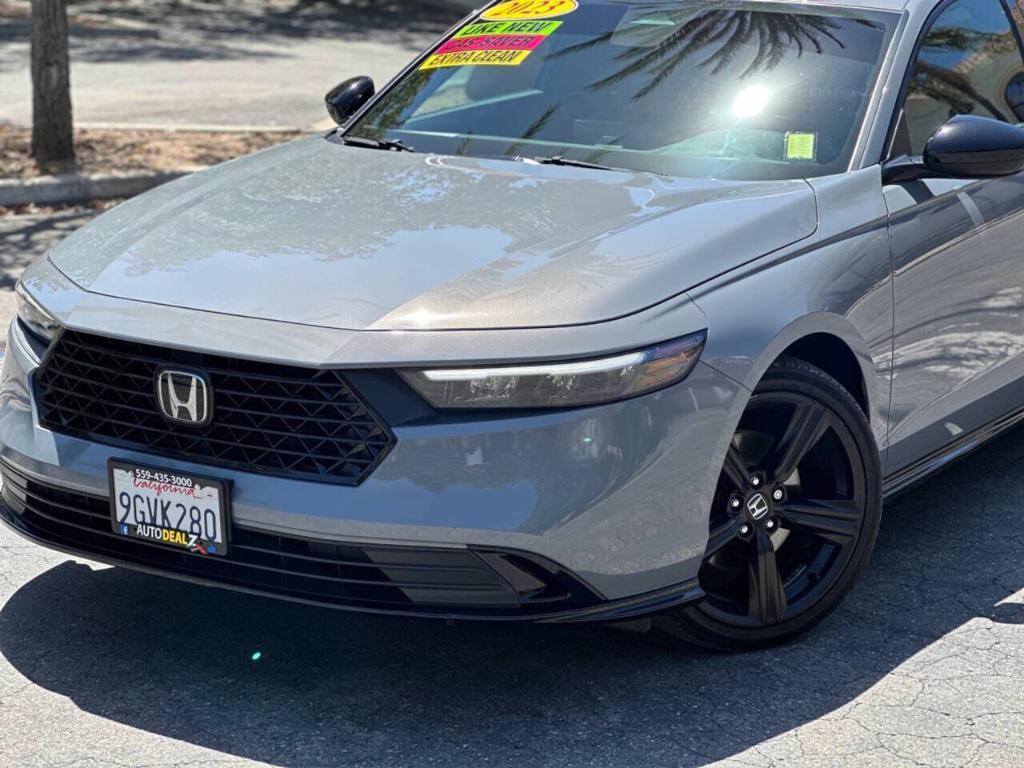 2023 Gray Honda Accord Hybrid