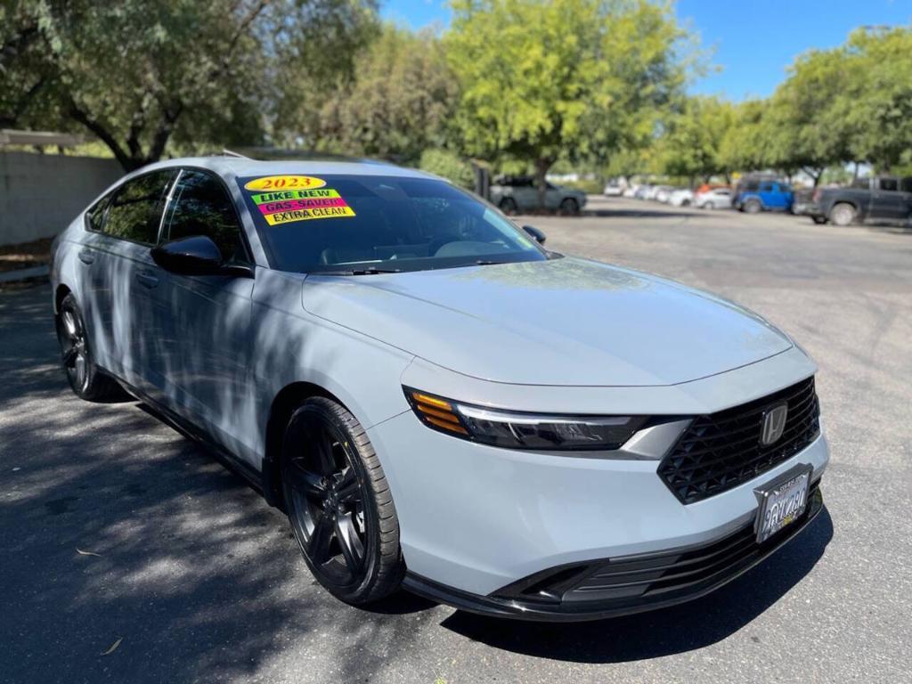 2023 Gray Honda Accord Hybrid