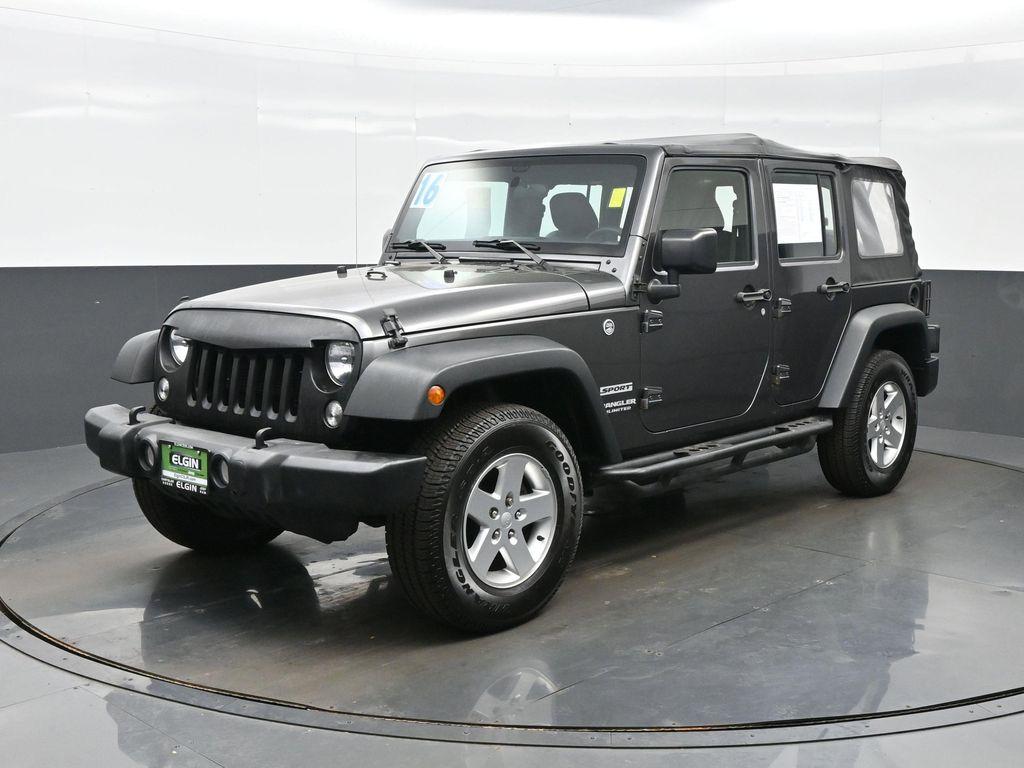used 2016 Jeep Wrangler Unlimited car, priced at $15,774