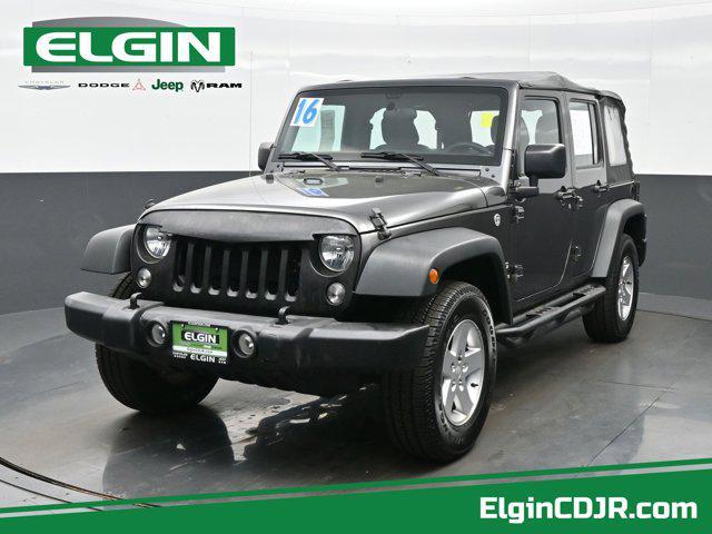 used 2016 Jeep Wrangler Unlimited car, priced at $16,262
